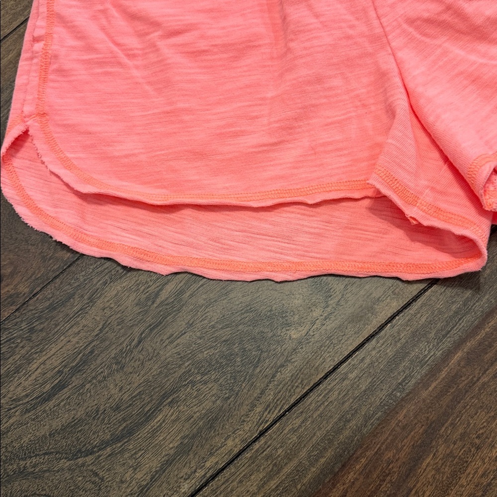 PINK Victoria's Secret Bright Coral Athletic Shorts~Small - Picture 8 of 8